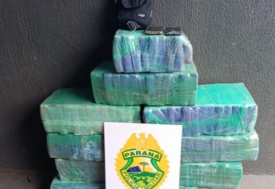 PM apreende 165 quilos de maconha e prende mulher em Foz do Iguaçu