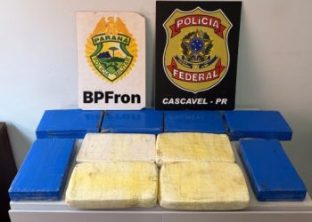 Ação integrada apreende mais de 10 kg de cocaína e prende duas mulheres