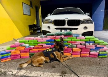 PRF apreende 136 kg de cocaína em BMW na BR-277 em Balsa Nova