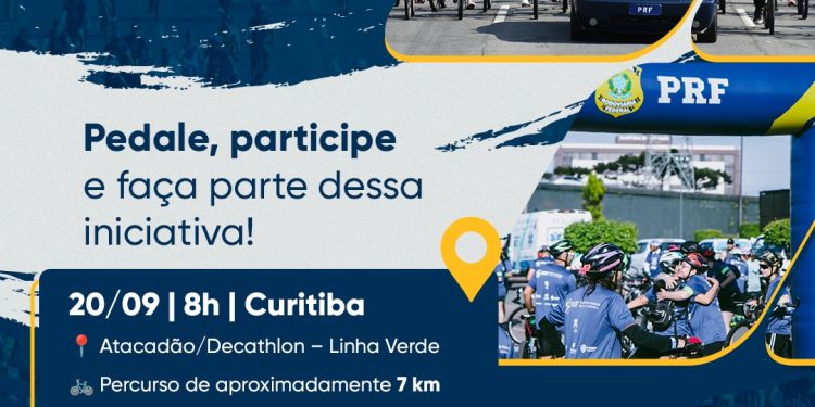 PRF realiza 7º Passeio Ciclístico em Curitiba no dia 20 de setembro