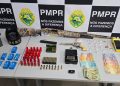 RONE prende trio suspeito de roubo de armas e R$ 25 mil no litoral do Paraná