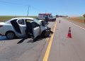 Mulher morre e três pessoas ficam feridas em colisão na BR-369