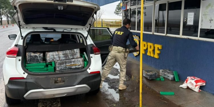 PRF apreende mais de meia tonelada de maconha em SUV na BR-369