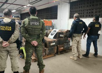 Ação conjunta apreende mais de 1 tonelada de maconha escondida em caminhão