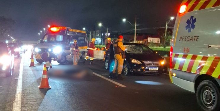 Pedestre morre após ser atropelado na PR-445 no norte do Paraná