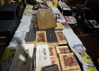 Polícia Militar e Receita Federal apreendem vinhos e medicamentos avaliados em R$ 750 mil