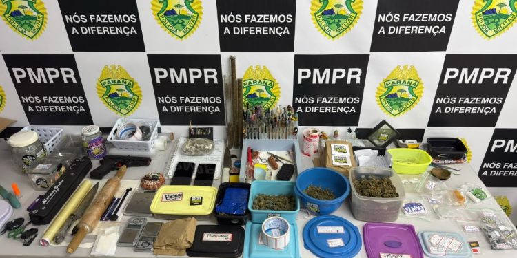 CORP prende homem e apreende drogas e materiais usados no tráfico no Cajuru