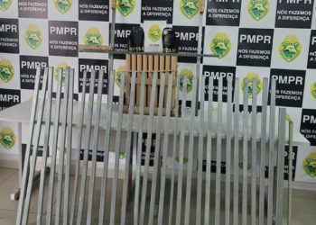 ROTAM apreende barras de ferro e fogos de artifício com torcedores
