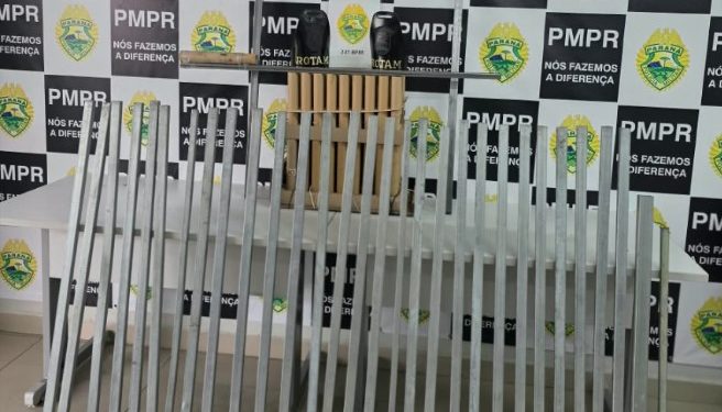 ROTAM apreende barras de ferro e fogos de artifício com torcedores