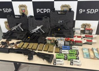 PCPR apreende R$ 48 mil, veículos, embarcações e armas em operação contra fraude milionária