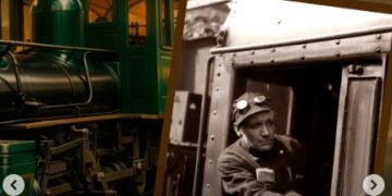 Museu Ferroviário do Shopping Estação recebe aula-passeio em homenagem ao Dia do Maquinista