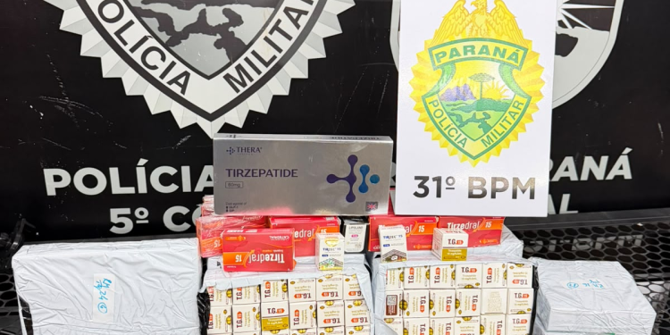 PMPR apreende mais de 300 caixas de medicamentos transportados ilegalmente