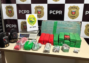 PMPR prende quatro pessoas e apreende mais de 25 quilos de maconha